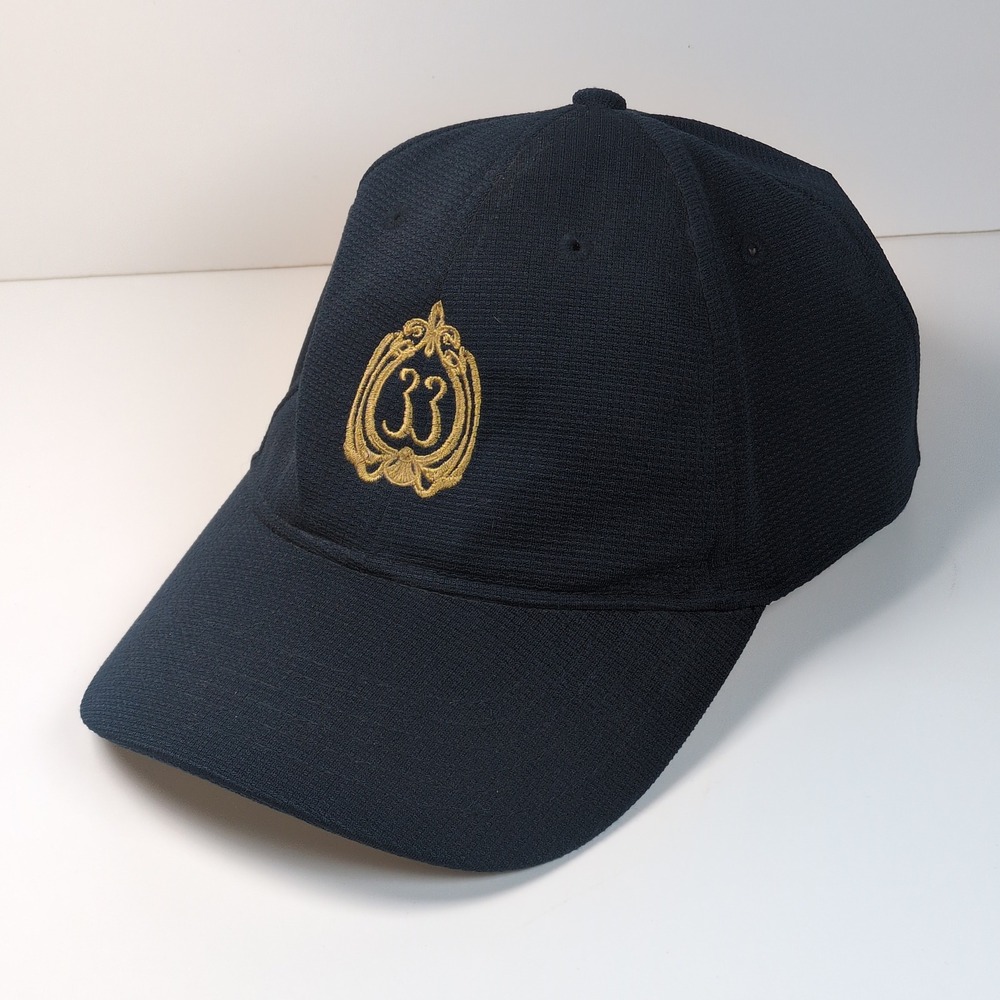 Disney Club 33 Baseball Cap Navy Blue Embroidered Quick Dry Wicking Adjustable